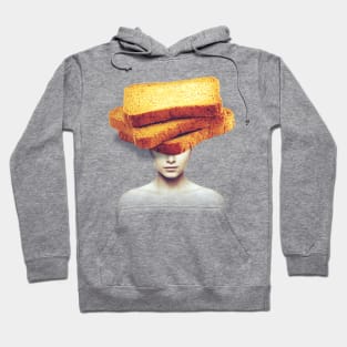 Bread head portrait Hoodie